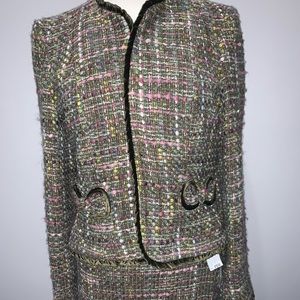 *INC* Timeless Tweed Blazer/Twin Skirt Set